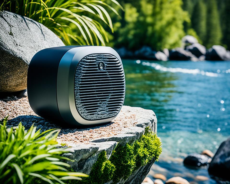 Full Range Outdoor Granite Rock Speaker
