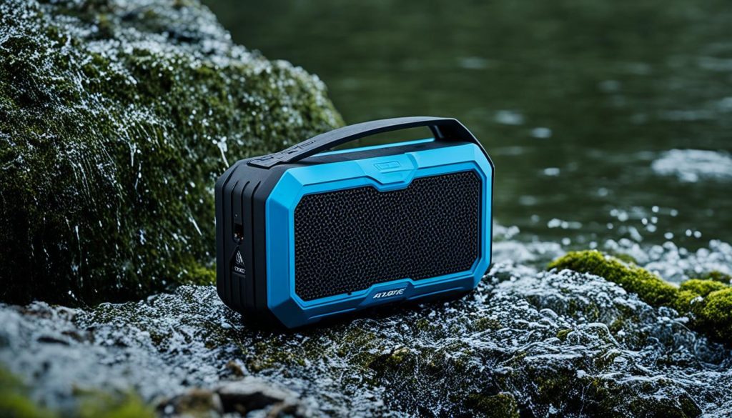 Durable outdoor speaker features