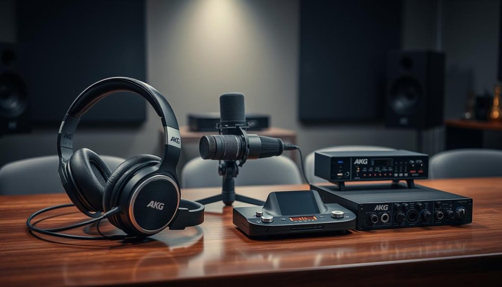 AKG audio gear