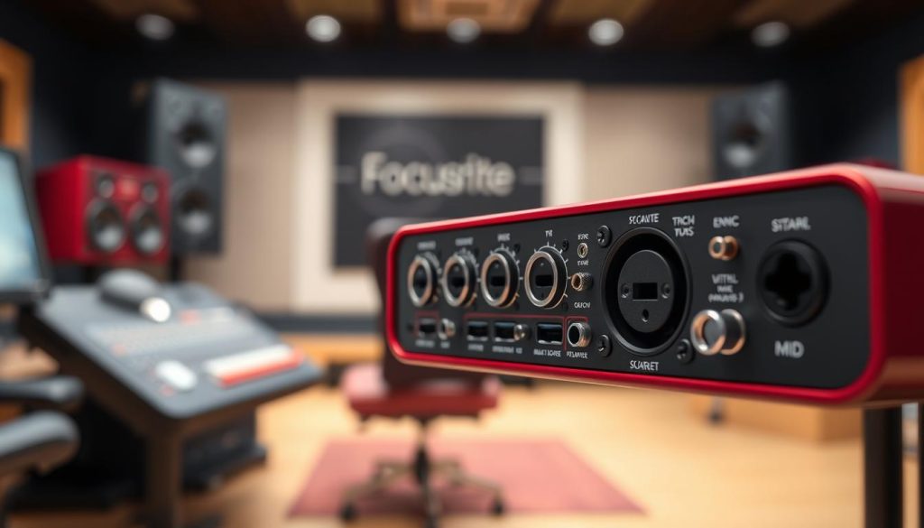 Focusrite Scarlett series input types