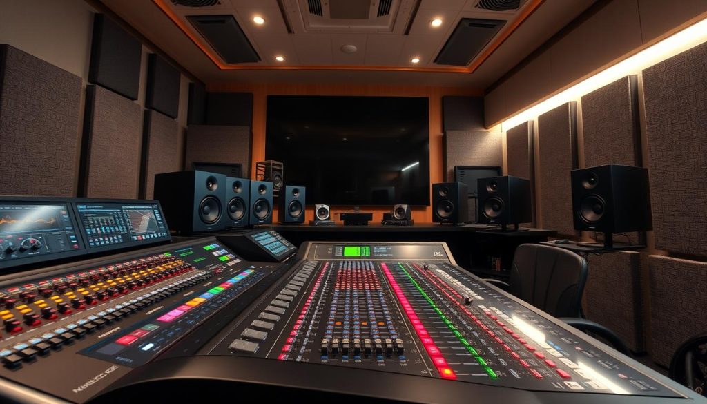 SSL mixing console