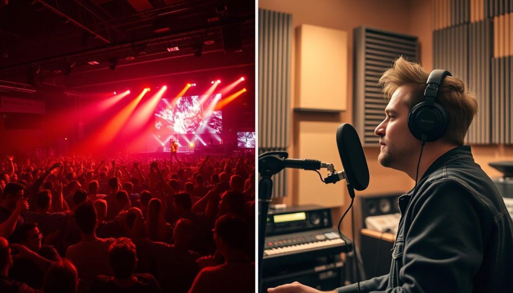 audience experience live vs studio