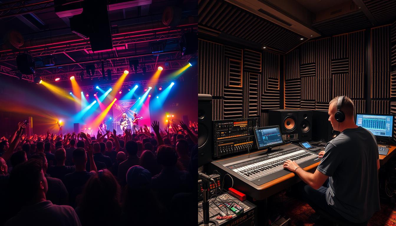 live vs studio audio