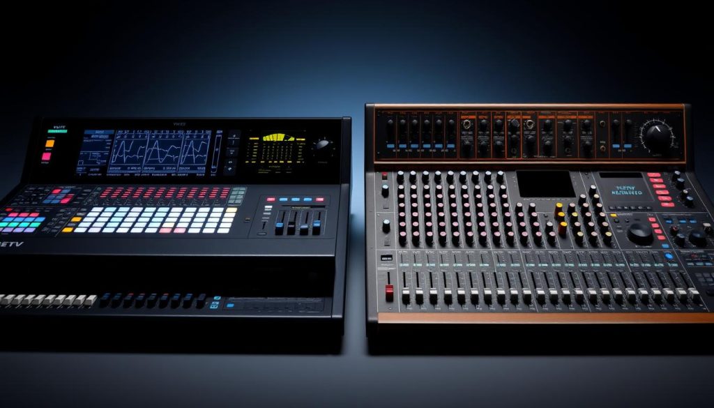 mixing console comparison